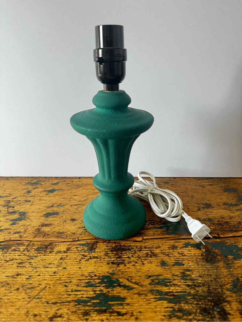 Green Ceramic Bedside Table Lamp Base